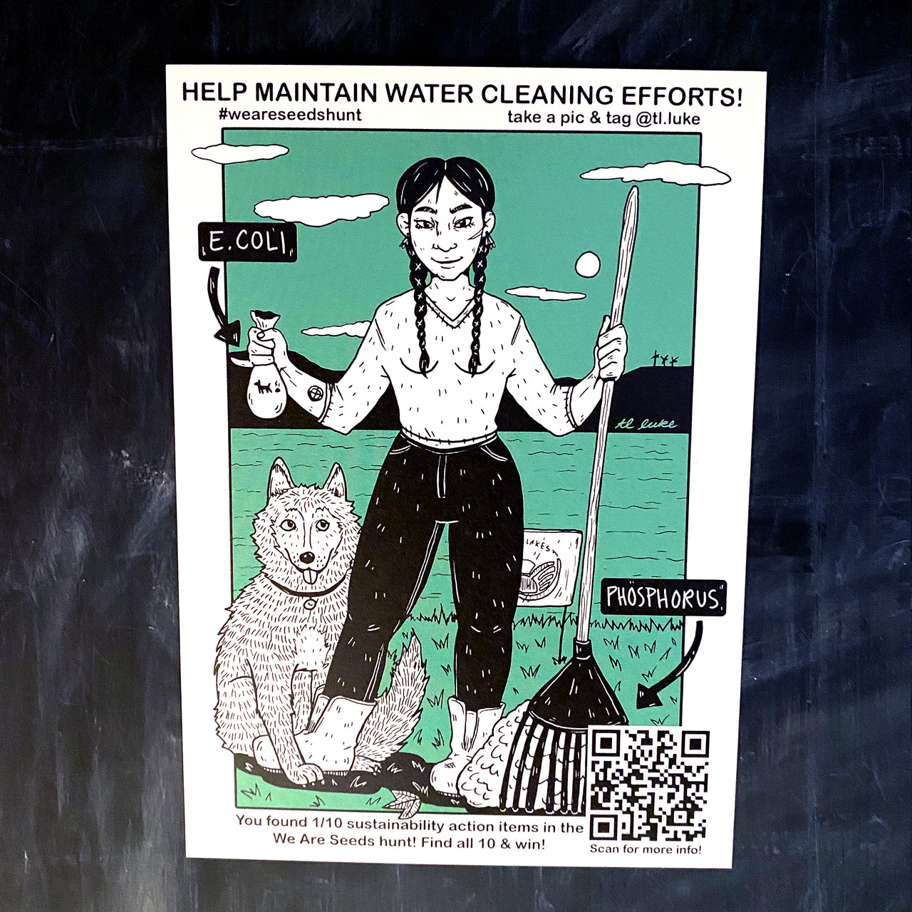 WAS: Water Cleaning Postcard