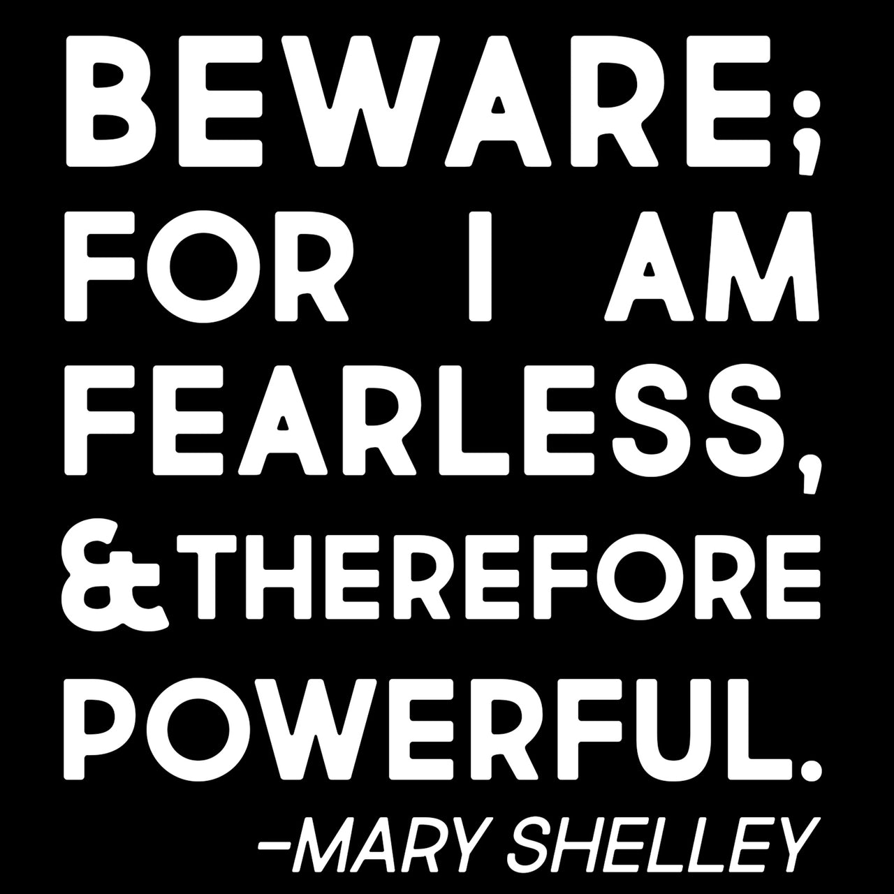 Fearless and Powerful Postcard
