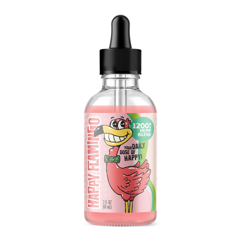 2021 Hemp Tincture Product Illustration Design