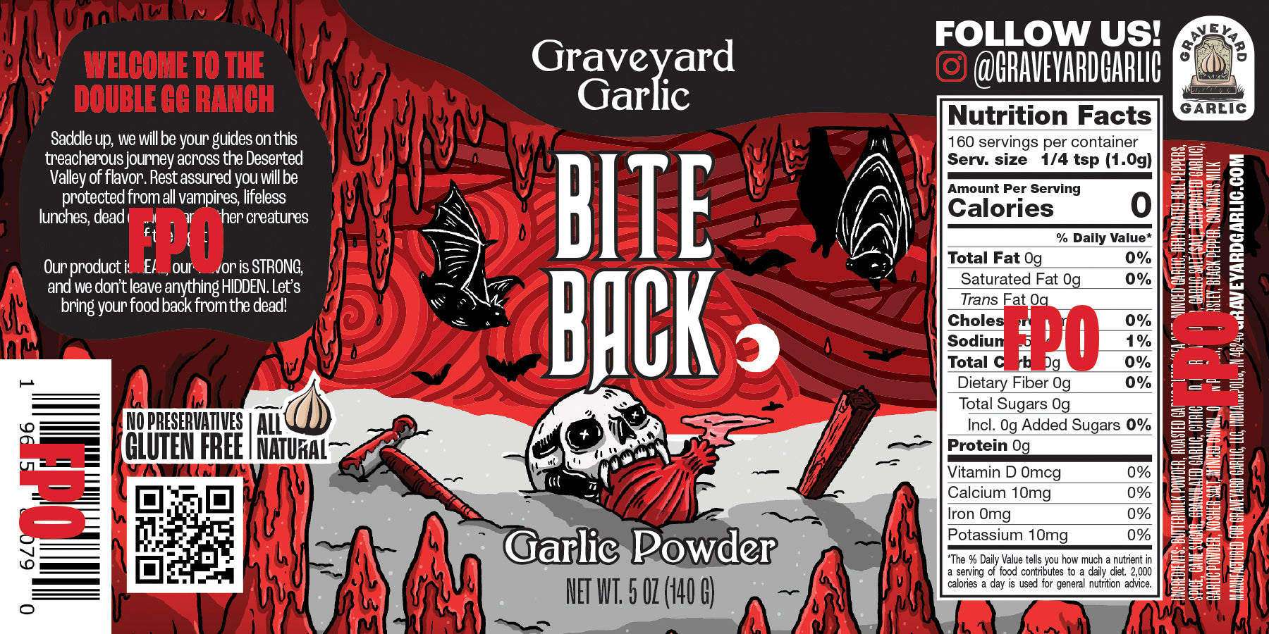 2023 Garlic Powder Product Illustration Design - T.L. Luke Art