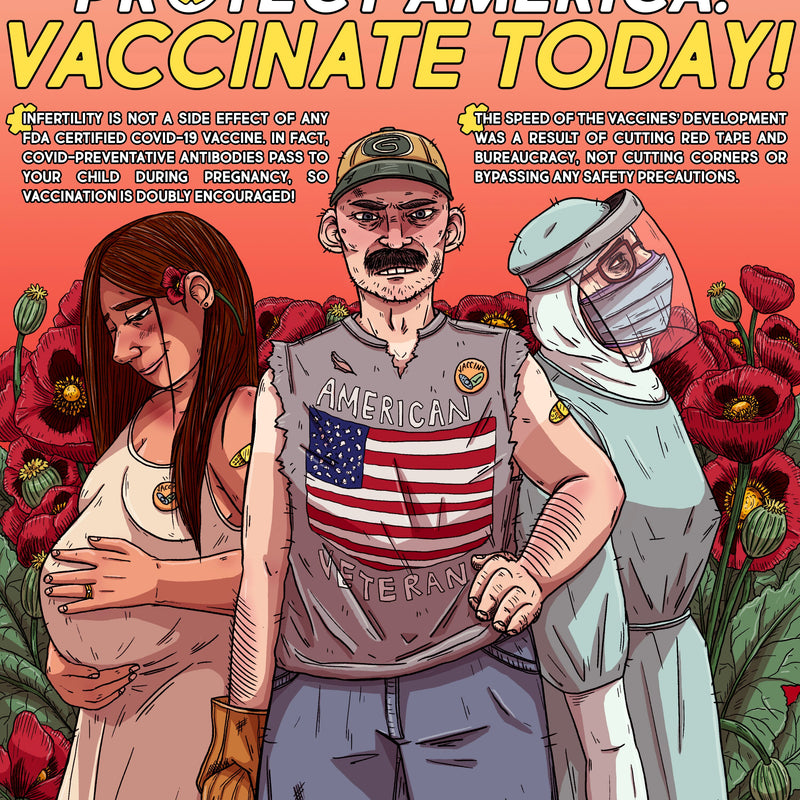 2021 Wisconsin Historical Society's COVID Poster Design