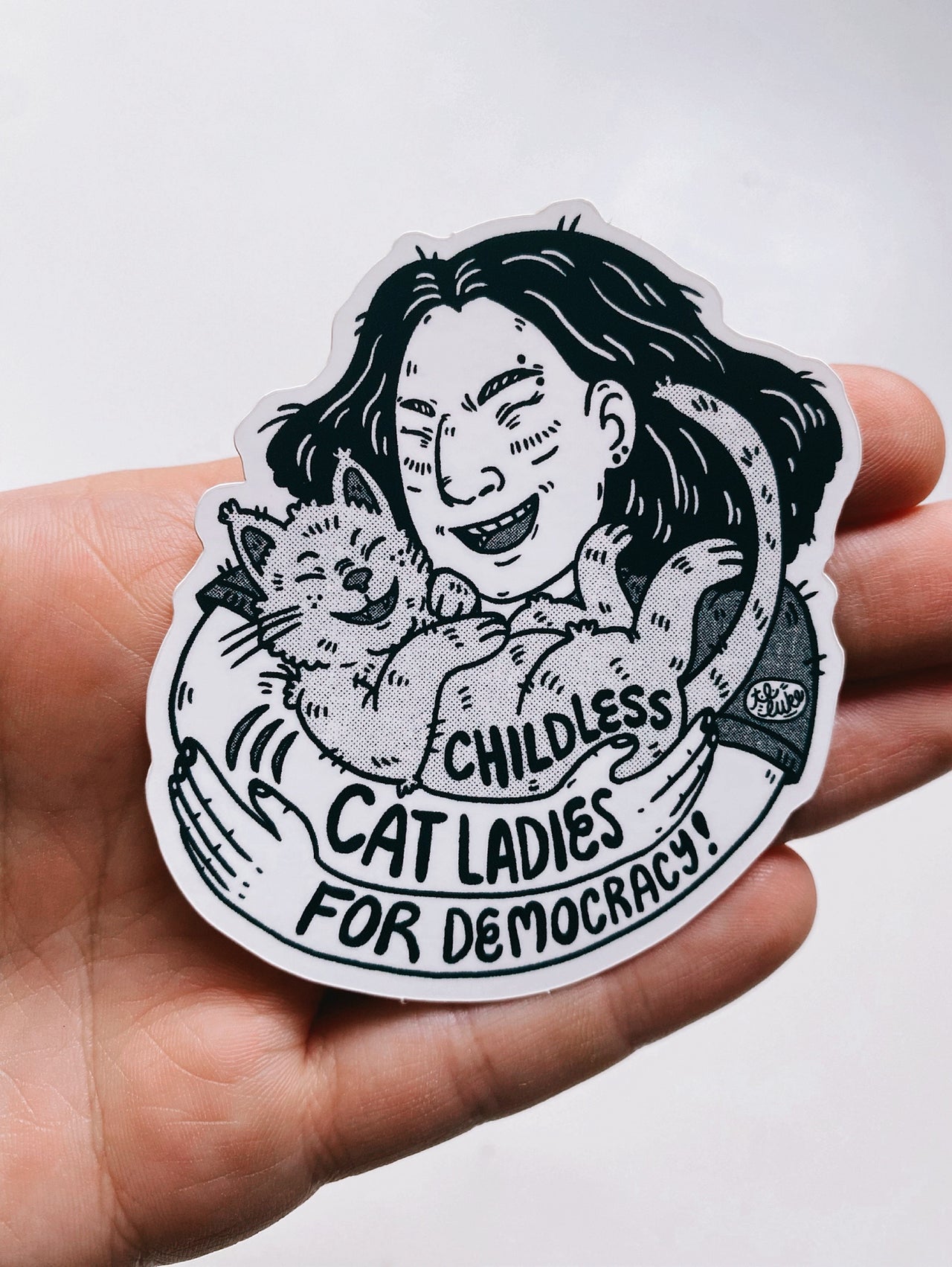 Childless Cat Lady Sticker