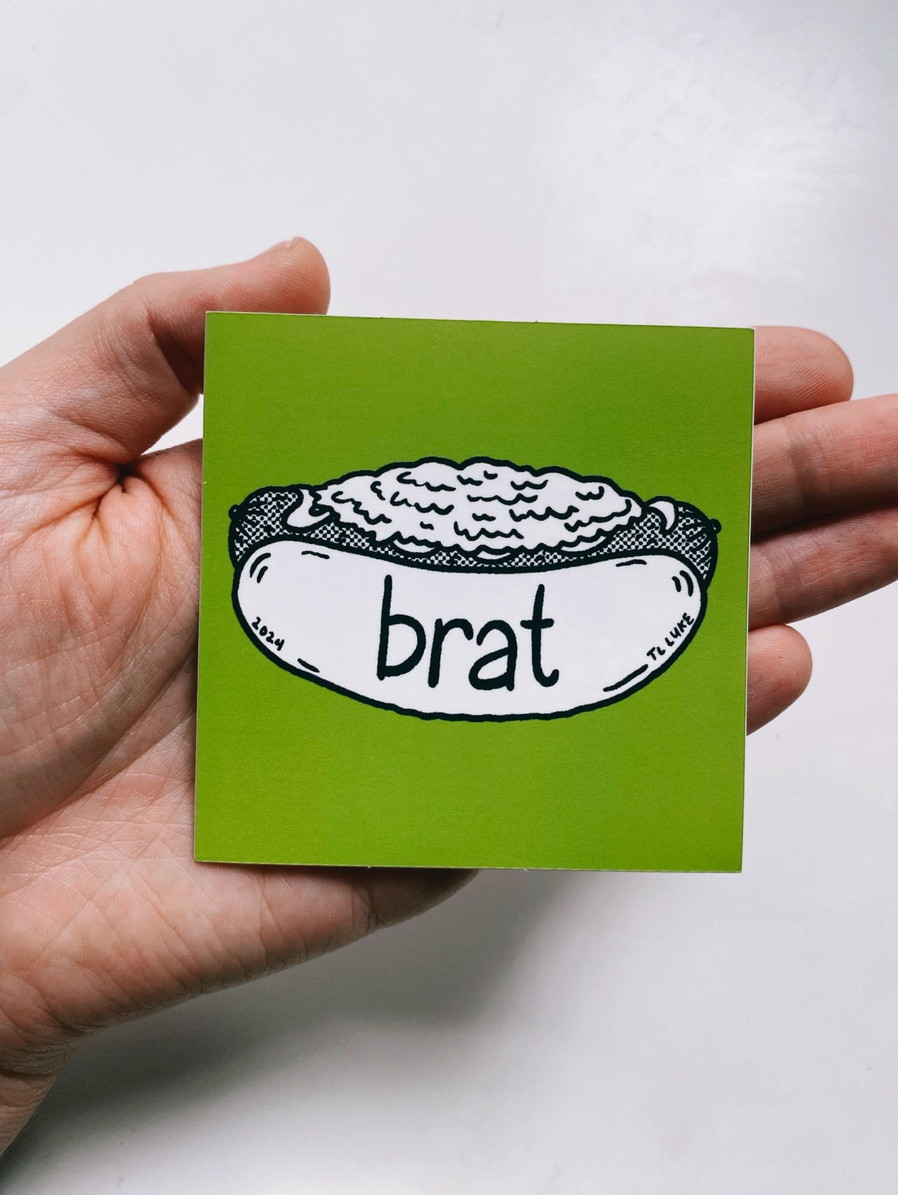 Brat Sticker