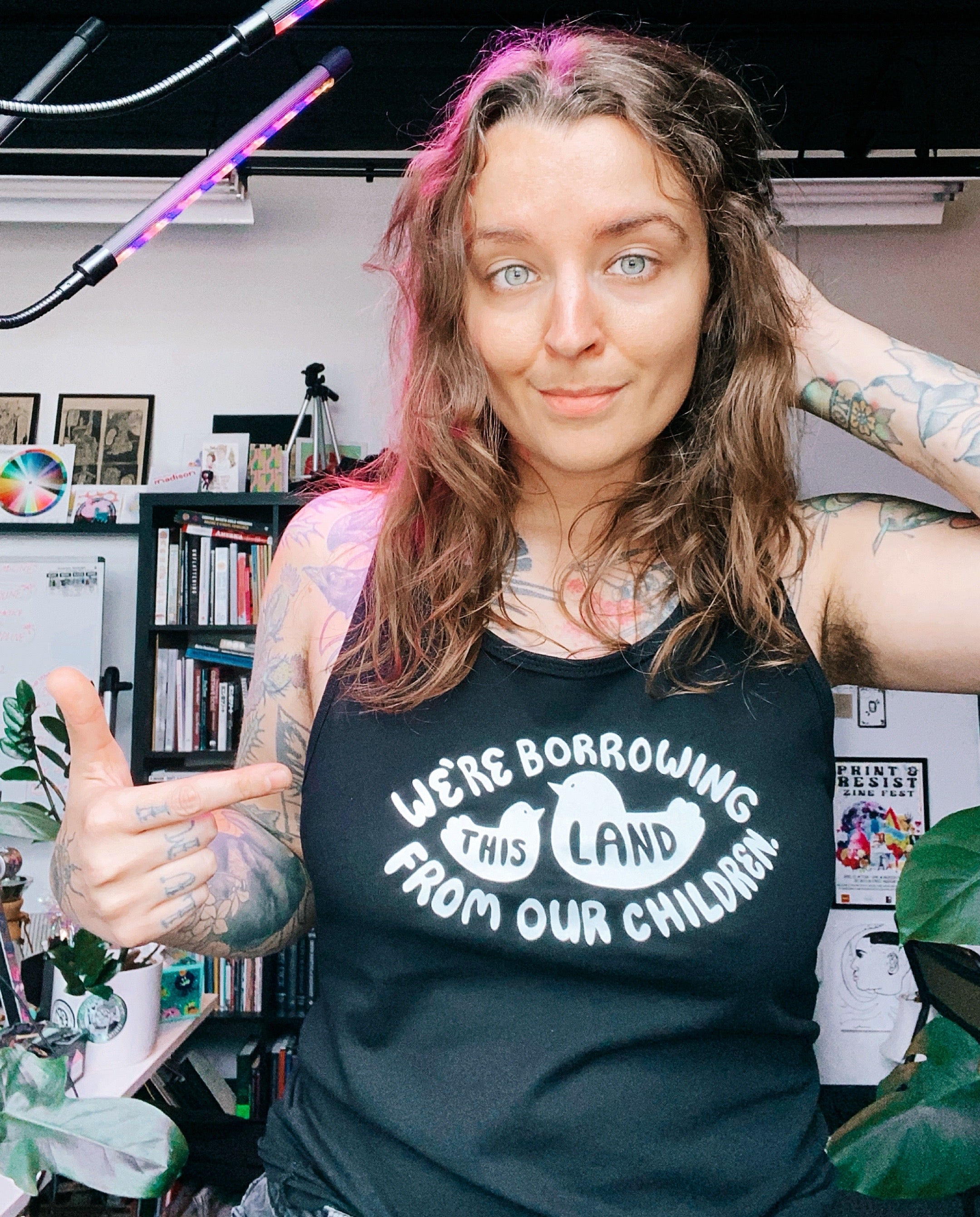 Borrowing from Children Tank - T.L. Luke Art