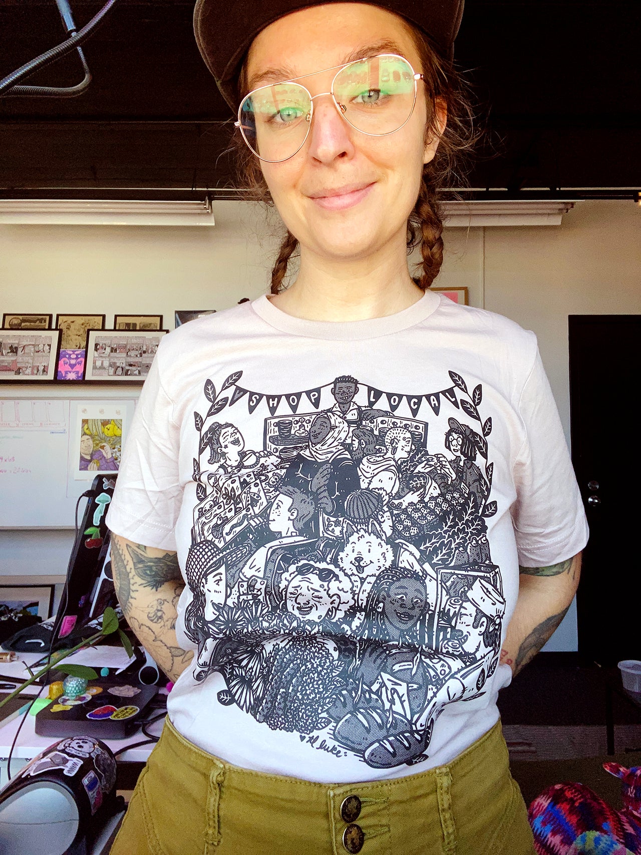 Shop Local Shirt (Black Version)