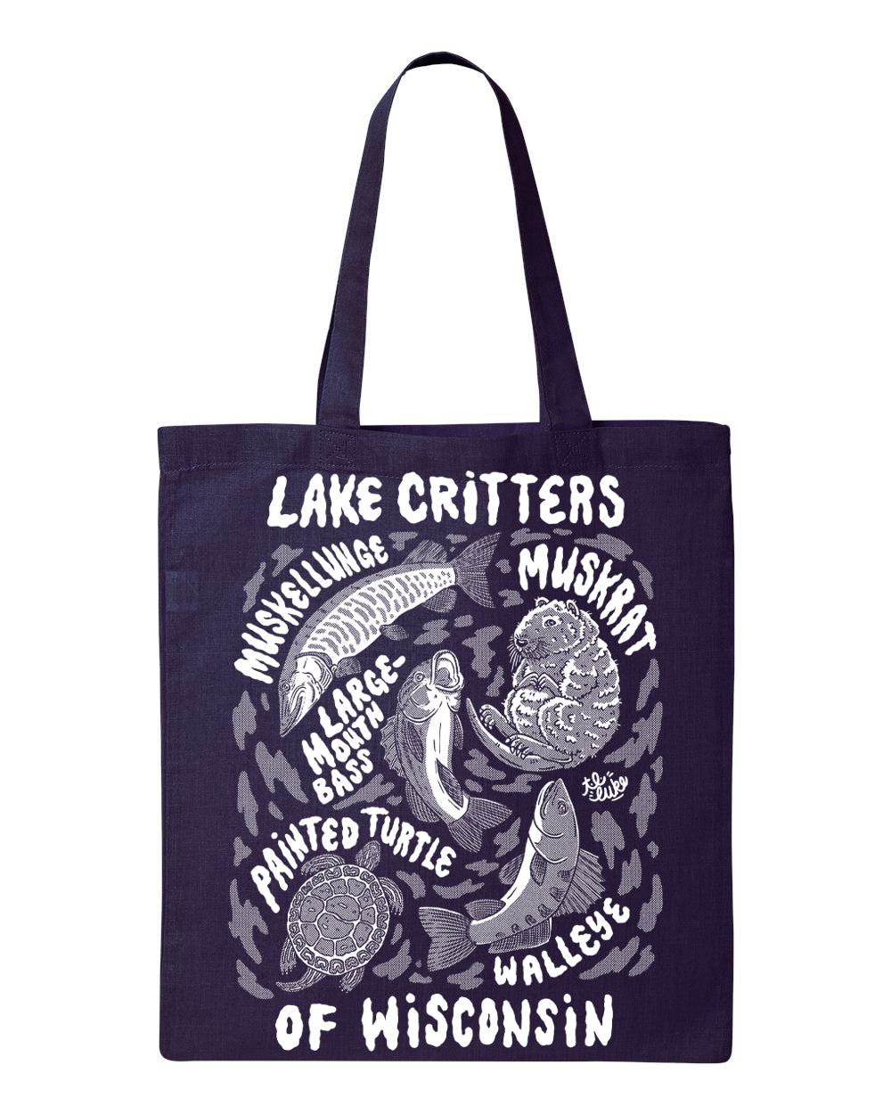 Lake Critters of Wisconsin Tote