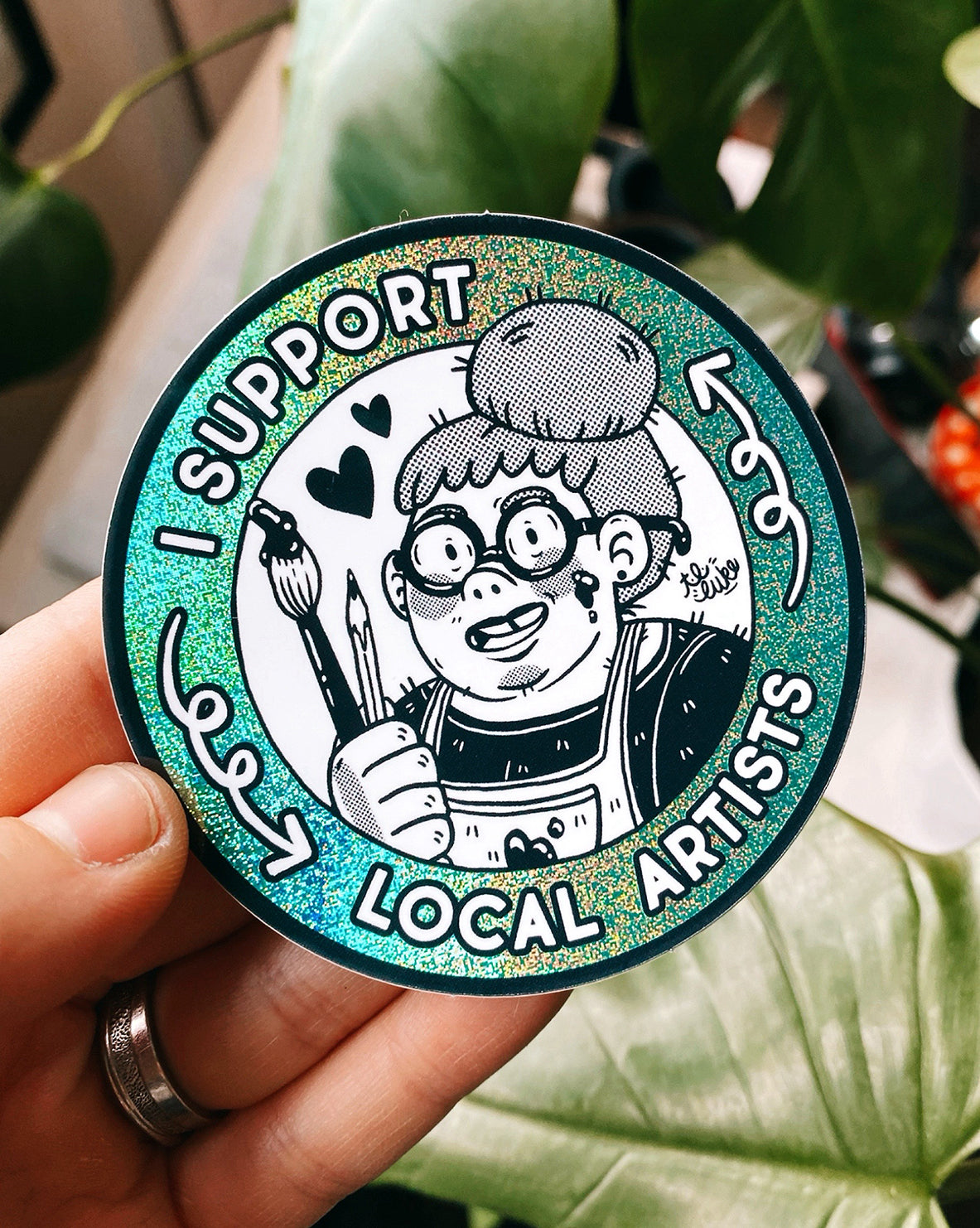 Support Local Artists Sticker