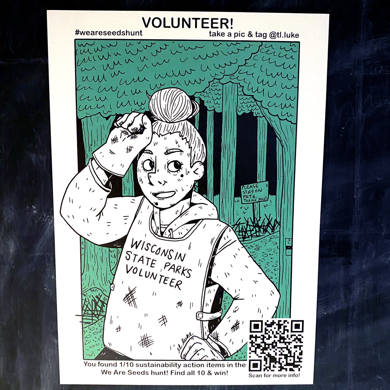 WAS: Volunteer Postcard